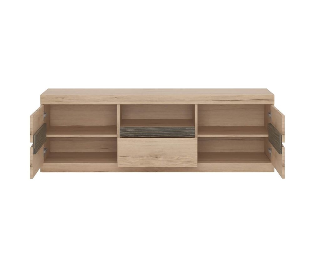 FTG Kensington Wide 2 Door 1 Drawer TV Cabinet