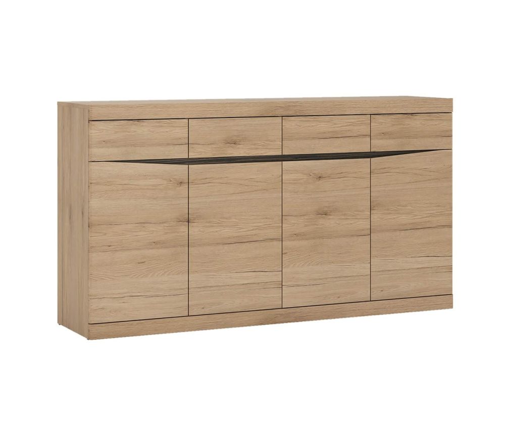 FTG Kensington Wide 4 Door 4 Drawer Sideboard