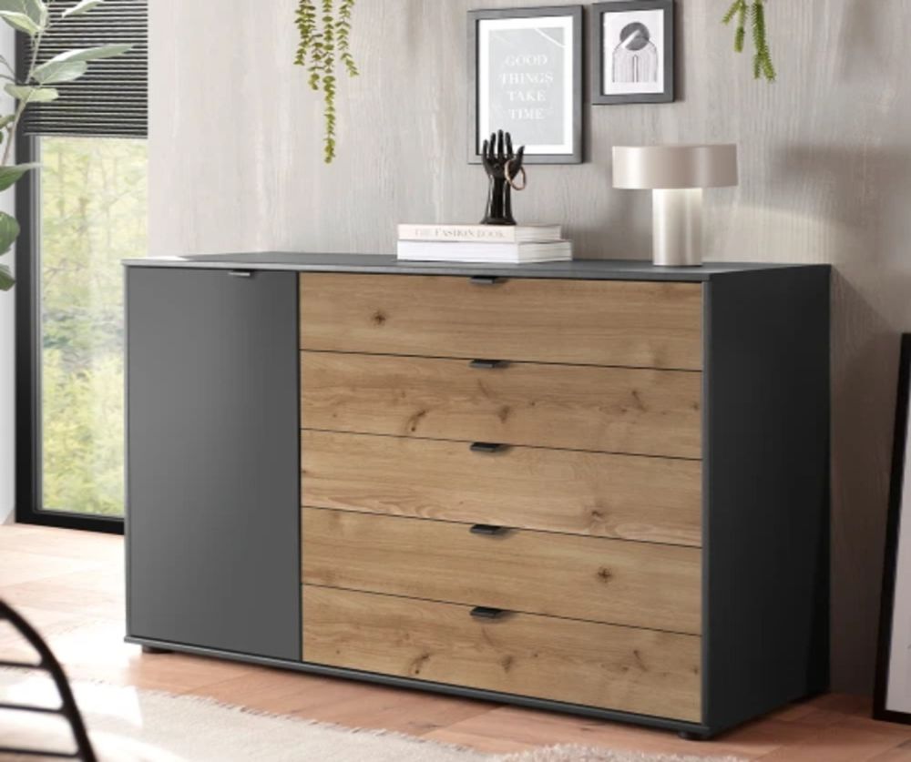 Wiemann Lagos 1 Door 5 Drawer Combination Dresser