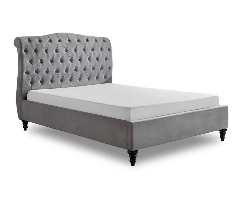 Limelight Rosa Light Grey Fabric Bed Frame