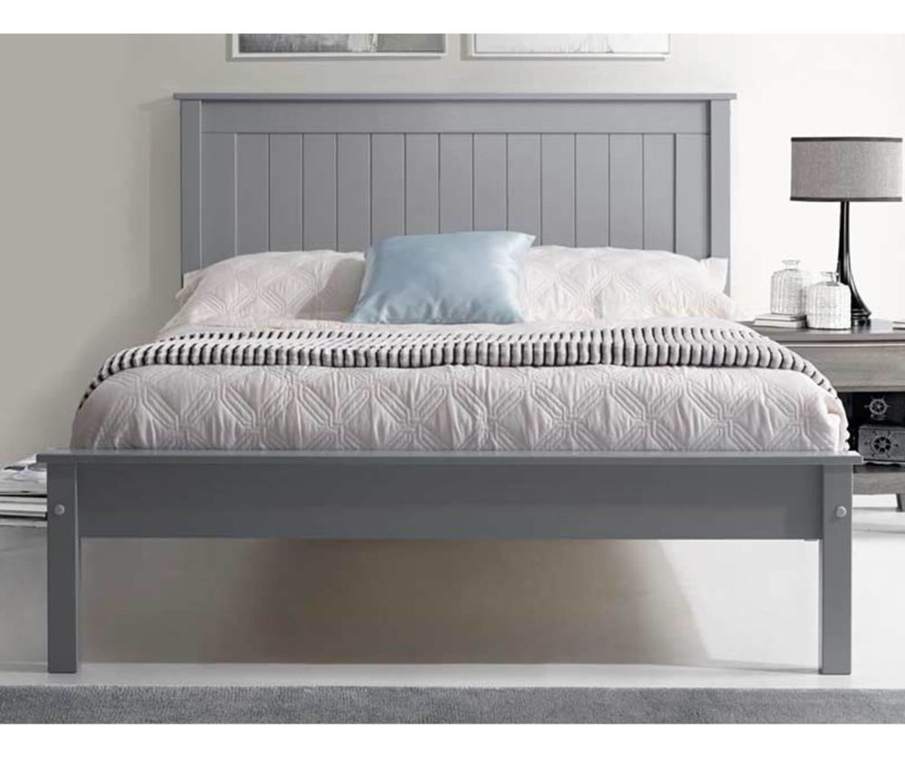 Limelight Taurus Grey Wooden Low Footend Bed Frame