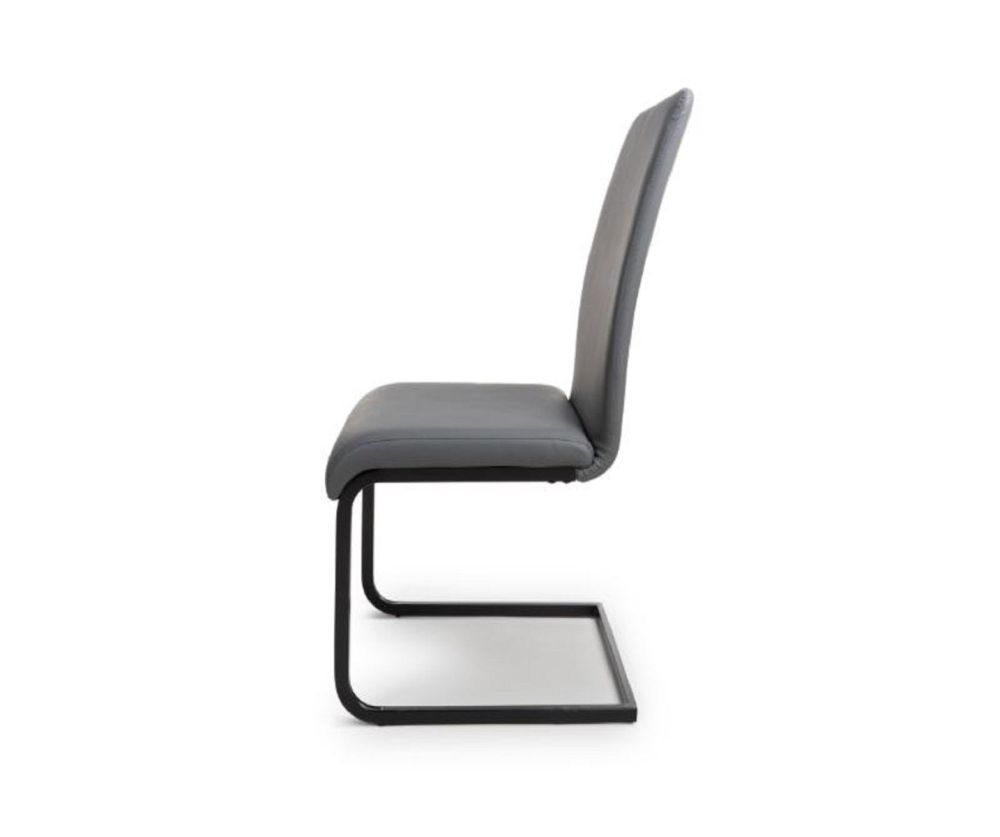 Furniture Link Loft Grey Dining Chair in Pair