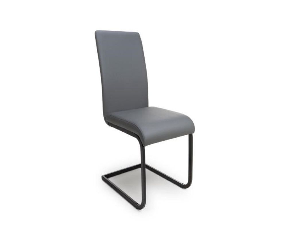 Furniture Link Loft Grey Dining Chair in Pair