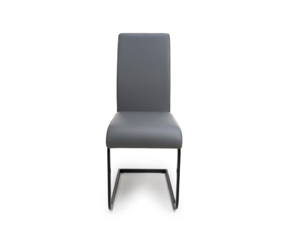 Furniture Link Loft Grey Dining Chair in Pair