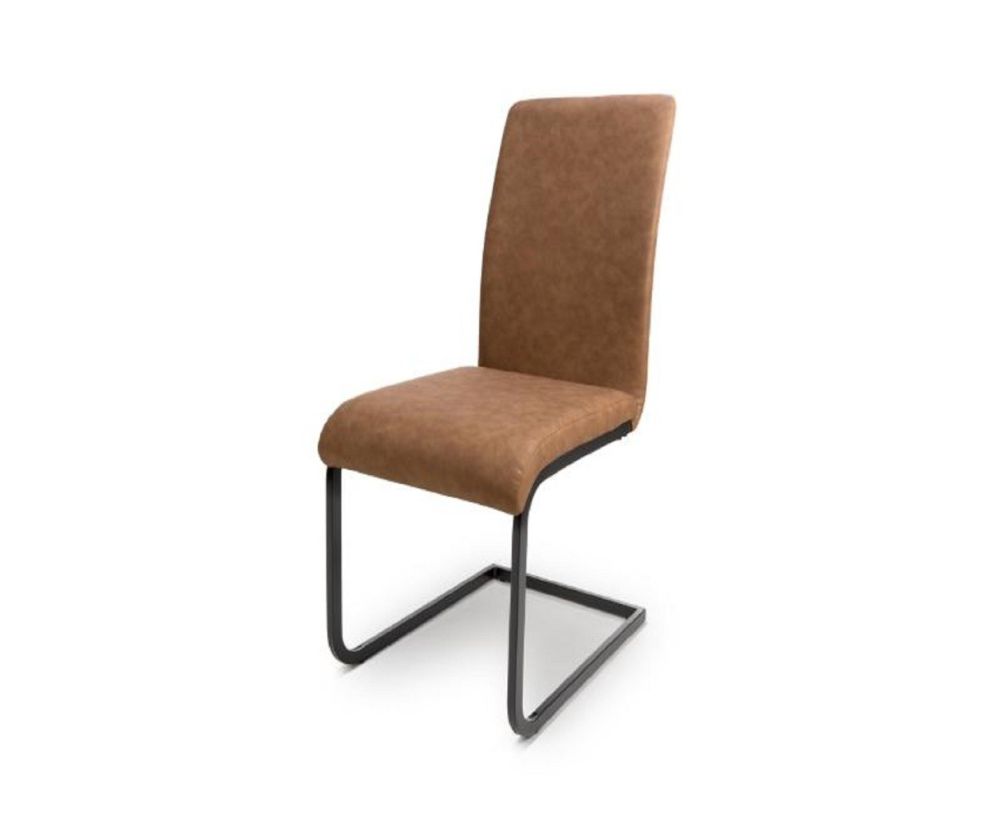 Furniture Link Loft Tan Dining Chair in Pair