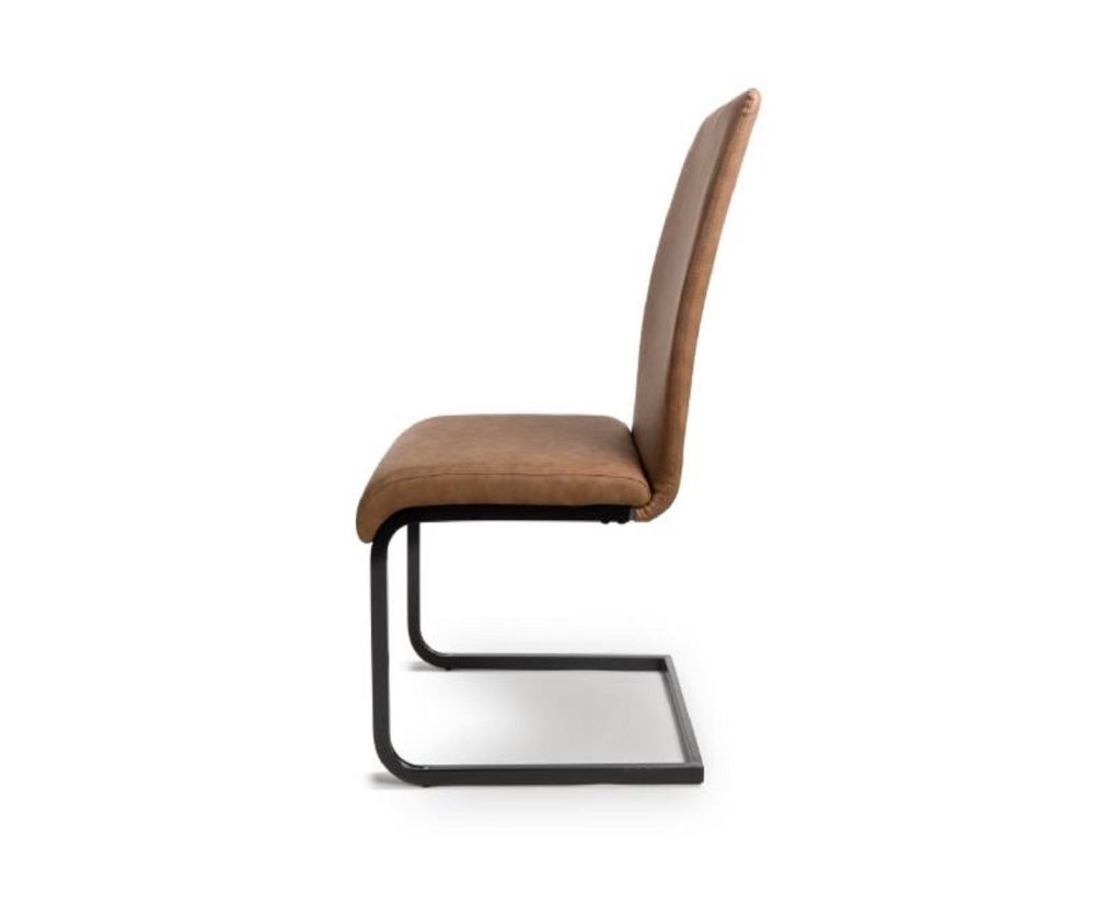 Furniture Link Loft Tan Dining Chair in Pair