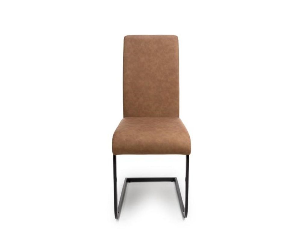 Furniture Link Loft Tan Dining Chair in Pair