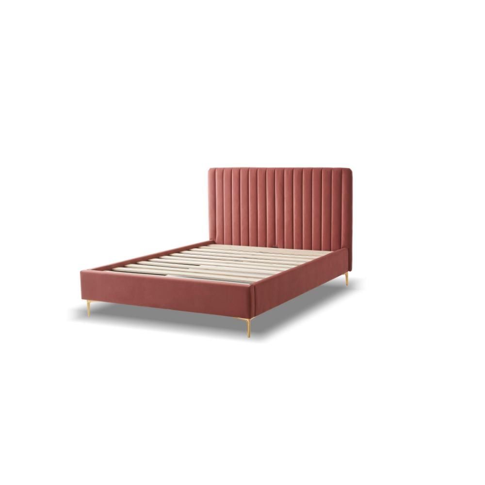 Furniture Link Lucy Blush Fabric Bed Frame