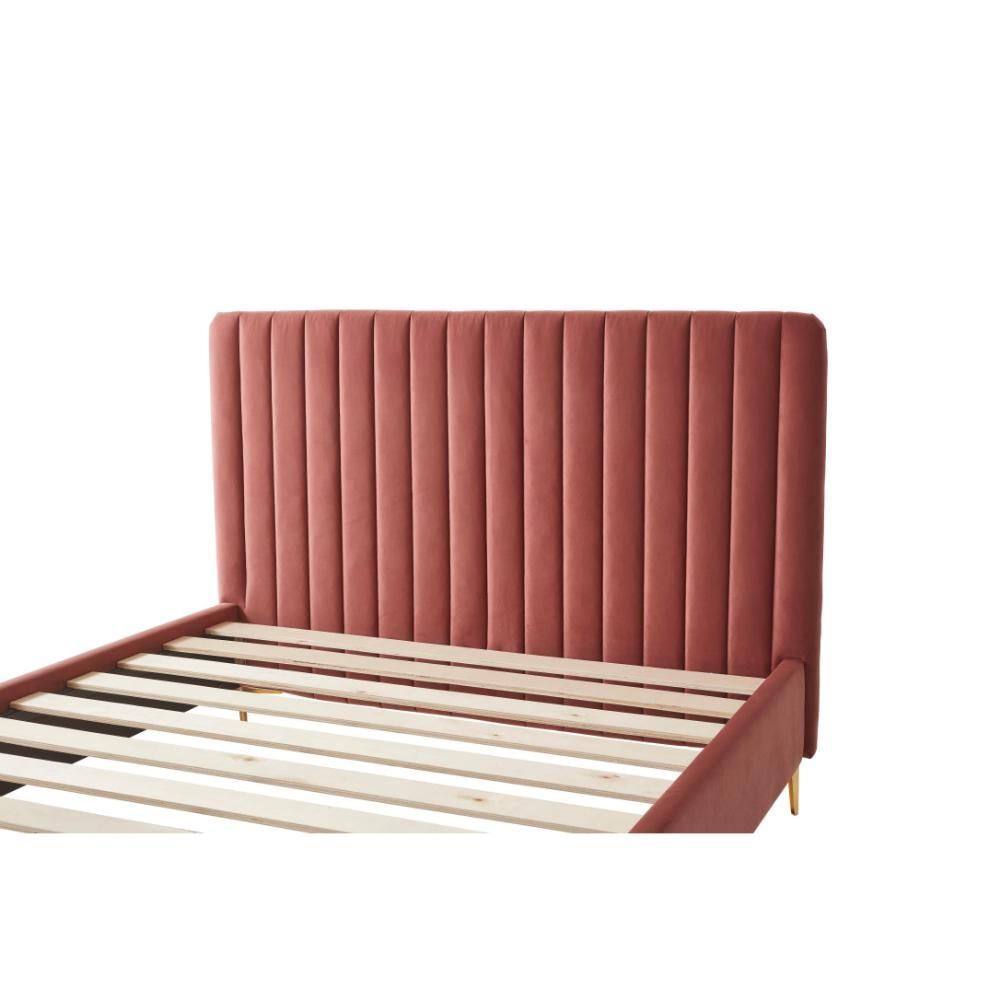 Furniture Link Lucy Blush Fabric Bed Frame