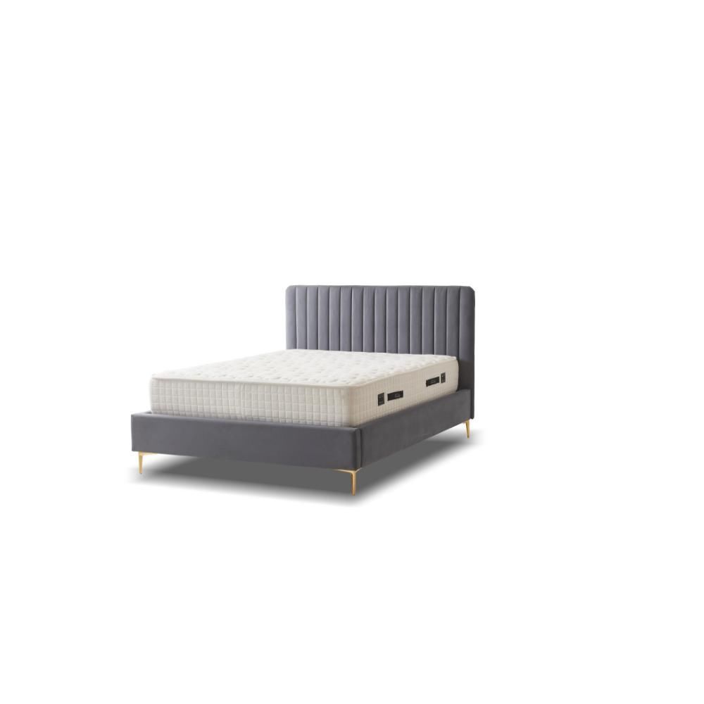 Furniture Link Lucy Grey Fabric Bed Frame