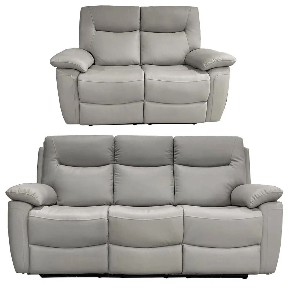 Lucia Pearl Grey Power Recliner 3+2 Sofa Set