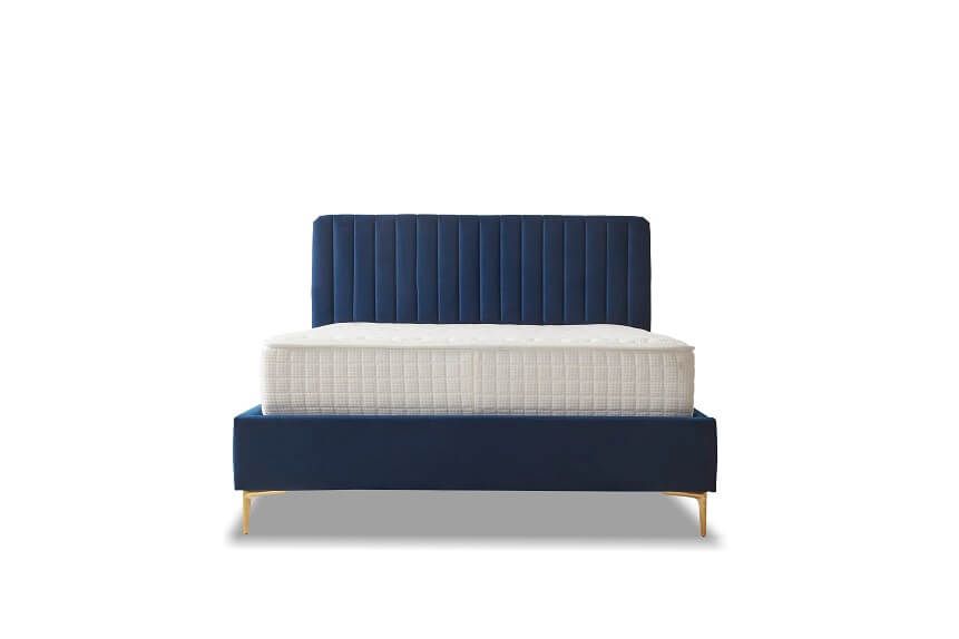 Furniture Link Lucy Blue Fabric Bed Frame