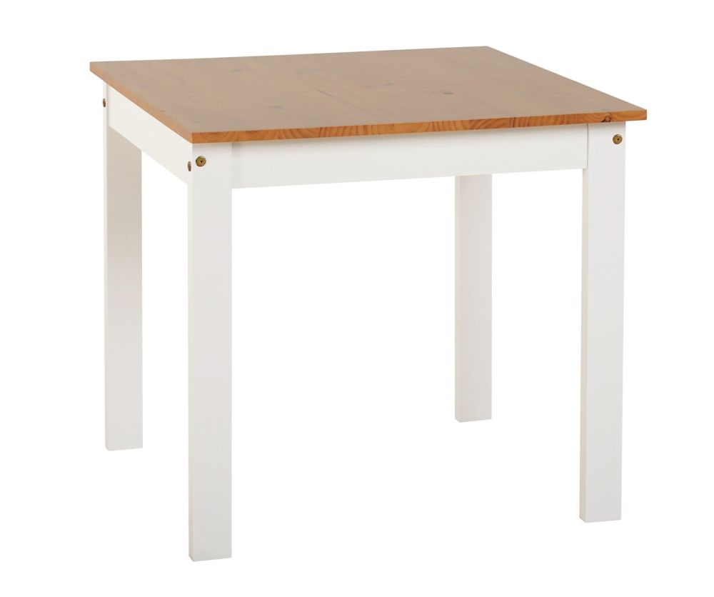 Seconique Ludlow White Dining Set with 2 Chairs