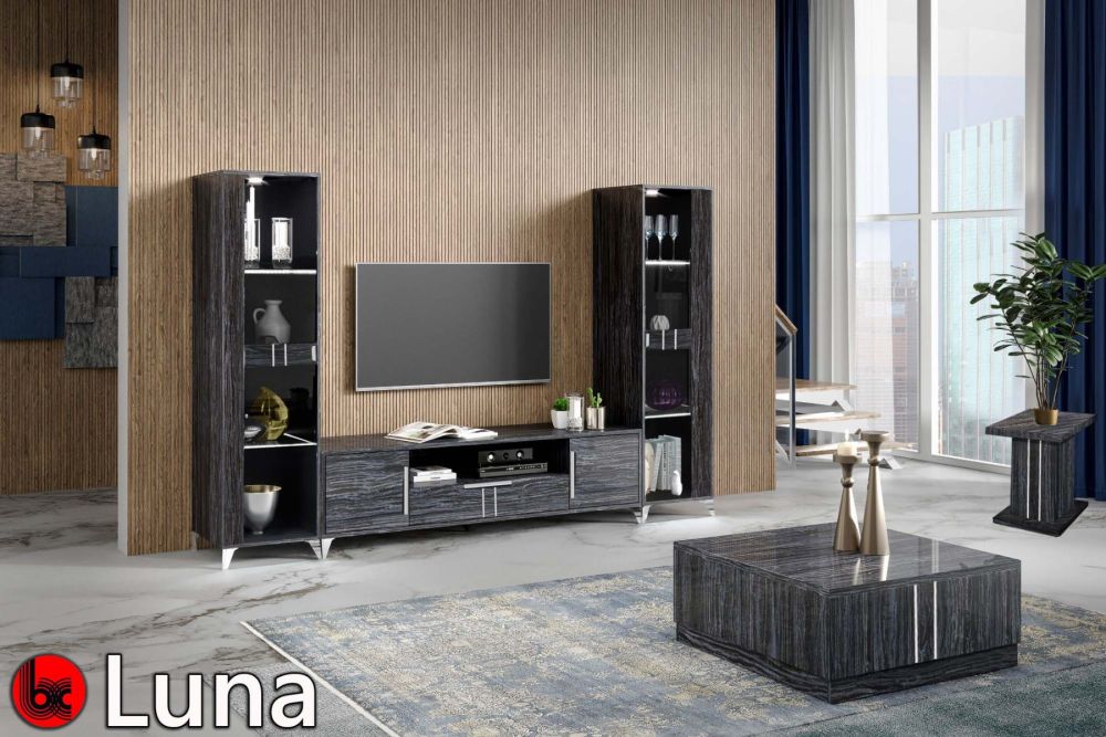 Ben Company Luna Dark Grey Italian Coffee Table