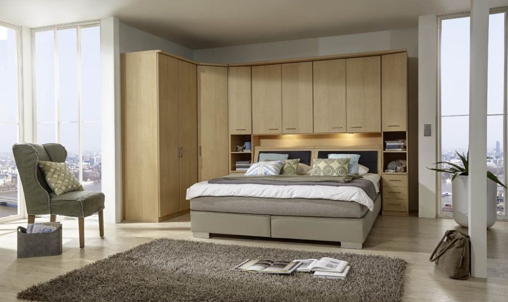Wiemann Luxor4 Wooden Overbed Unit Suggestion 1&2