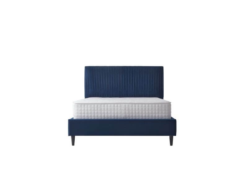 Furniture Link Lyla Blue Fabric Bed Frame
