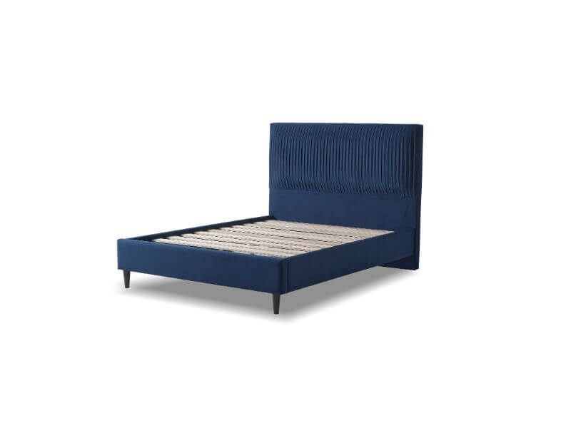 Furniture Link Lyla Blue Fabric Bed Frame