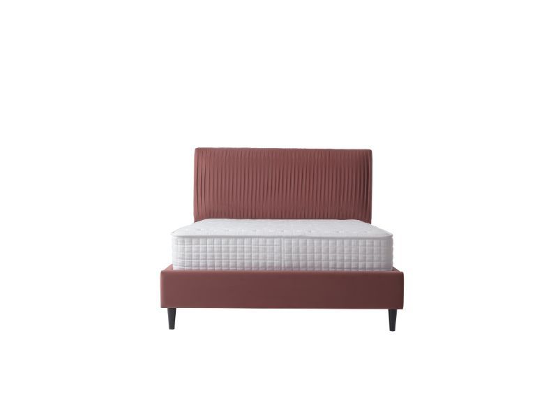 Furniture Link Lyla Blush Fabric Bed Frame