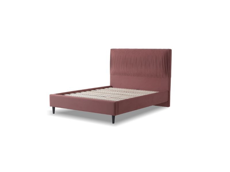 Furniture Link Lyla Blush Fabric Bed Frame