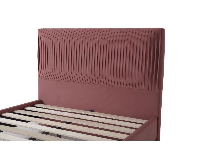 Furniture Link Lyla Blush Fabric Bed Frame