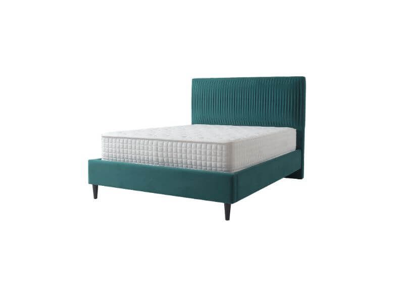 Furniture Link Lyla Green Fabric Bed Frame