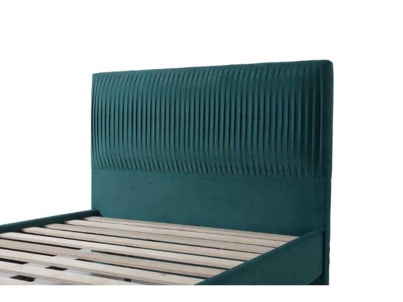 Furniture Link Lyla Green Fabric Bed Frame