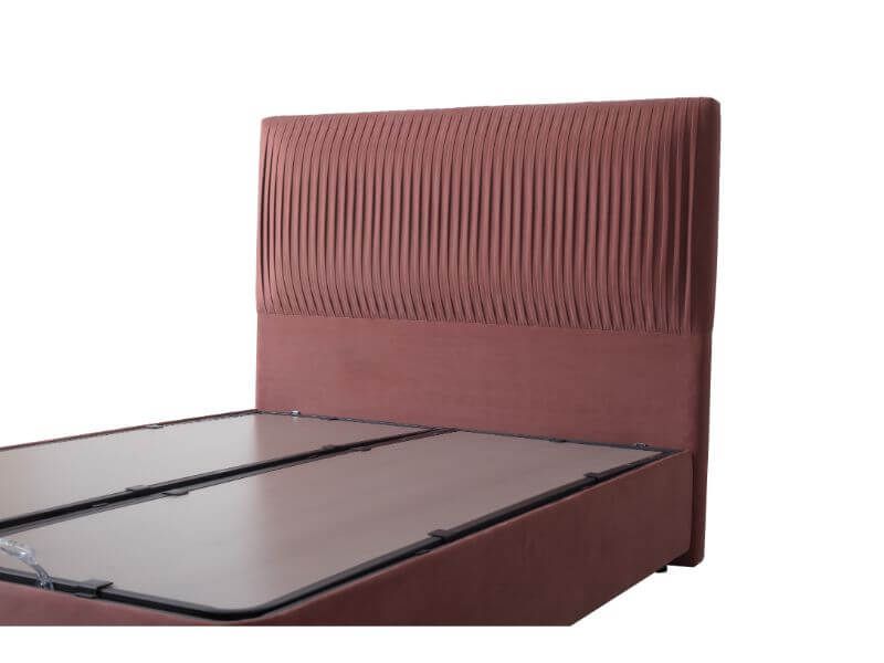 Furniture Link Lyla Blush Fabric Ottoman Bed