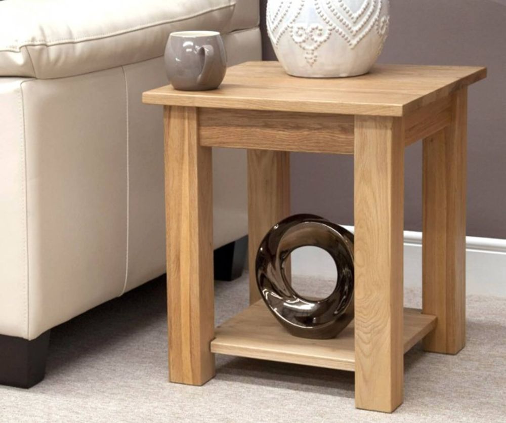 Homestyle GB Lyon Oak Lamp Table