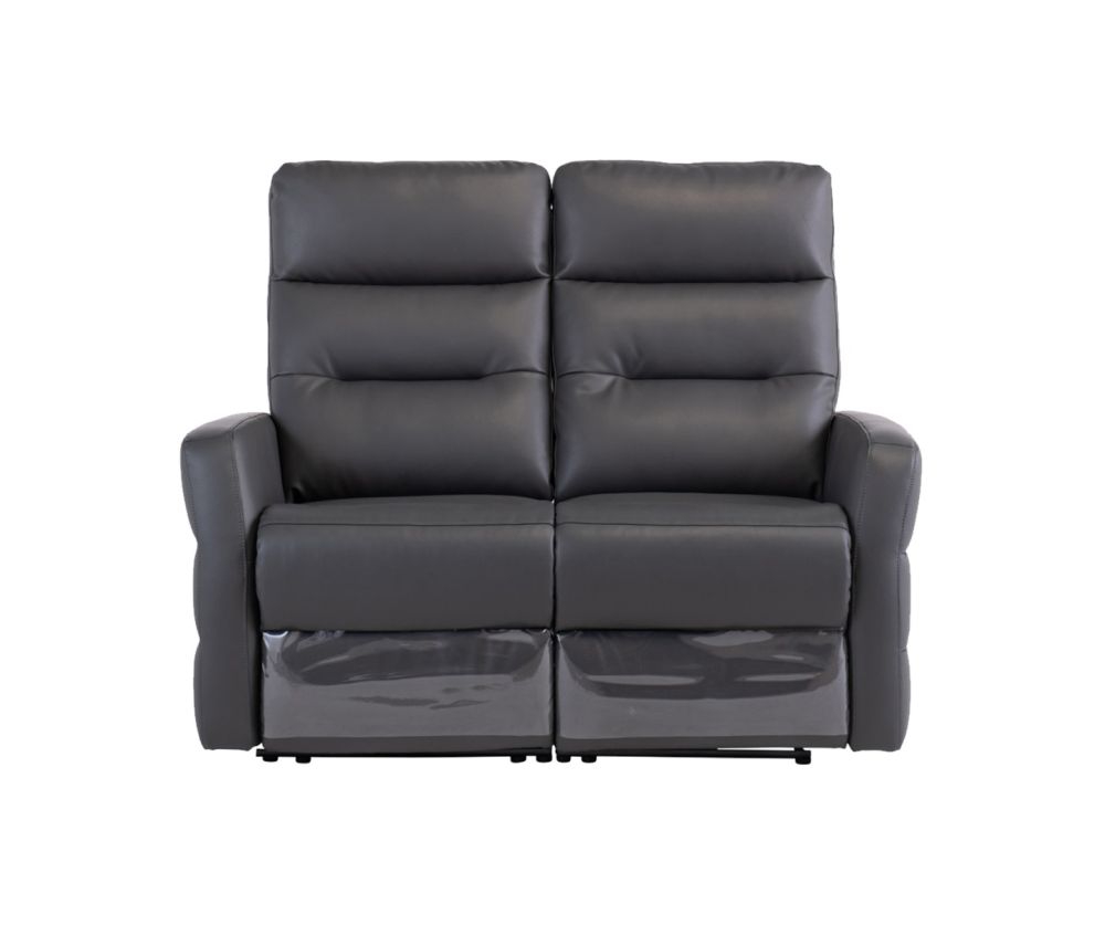 World Furniture Madison Charcoal Leather Electric Recliner 3+2+1 Sofa Set