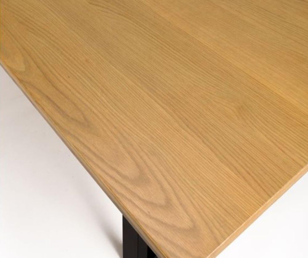 Furniture Link Madrid Oak 180cm Rectangular Dining Table Only