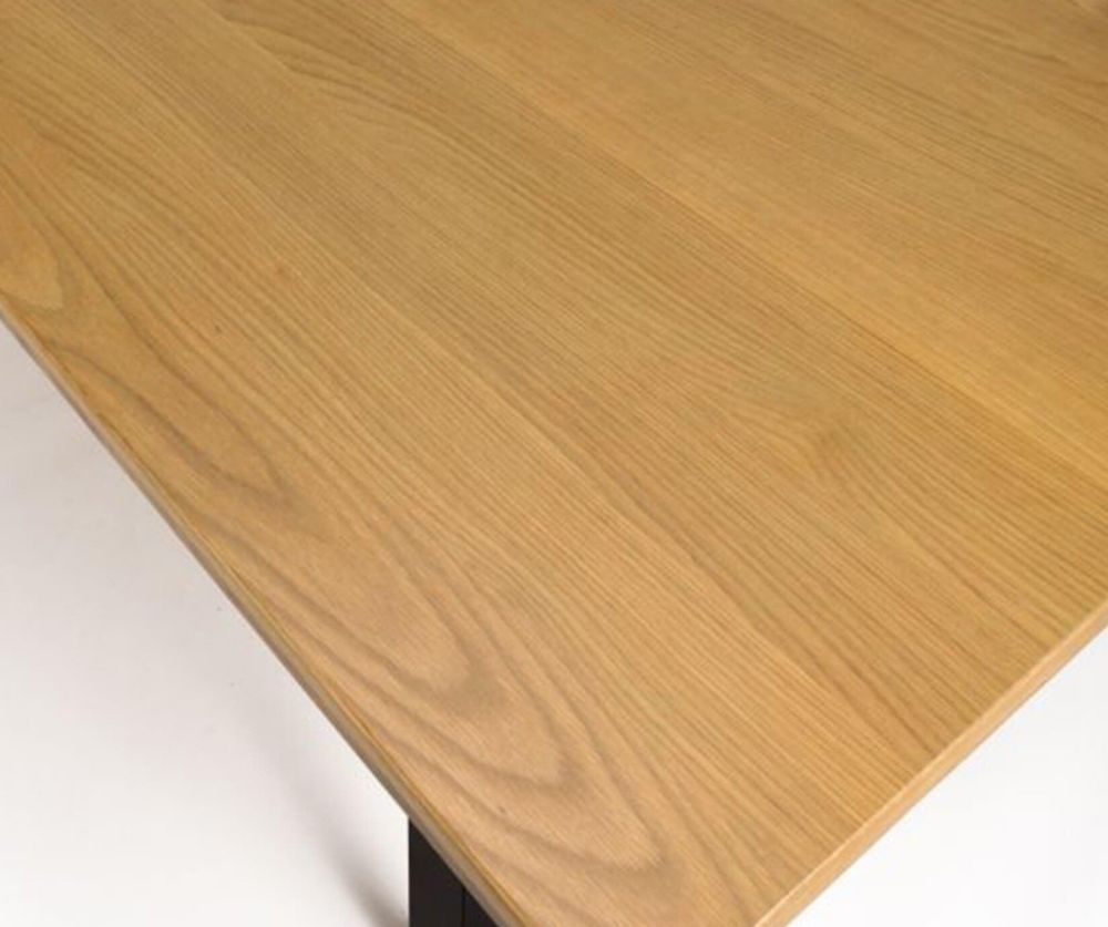 Furniture Link Madrid Oak 220cm Rectangular Dining Table Only