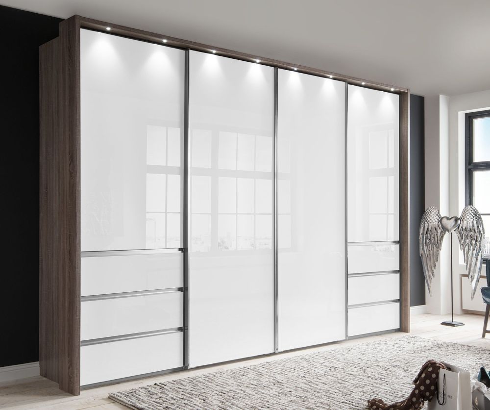 Wiemann Malibu Sliding Door Combi Wardrobe-W250cm
