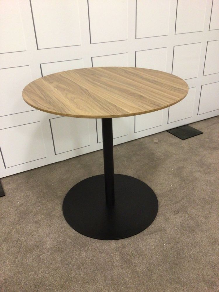 Furniture Link Manhattan Oak Round Dining Table 