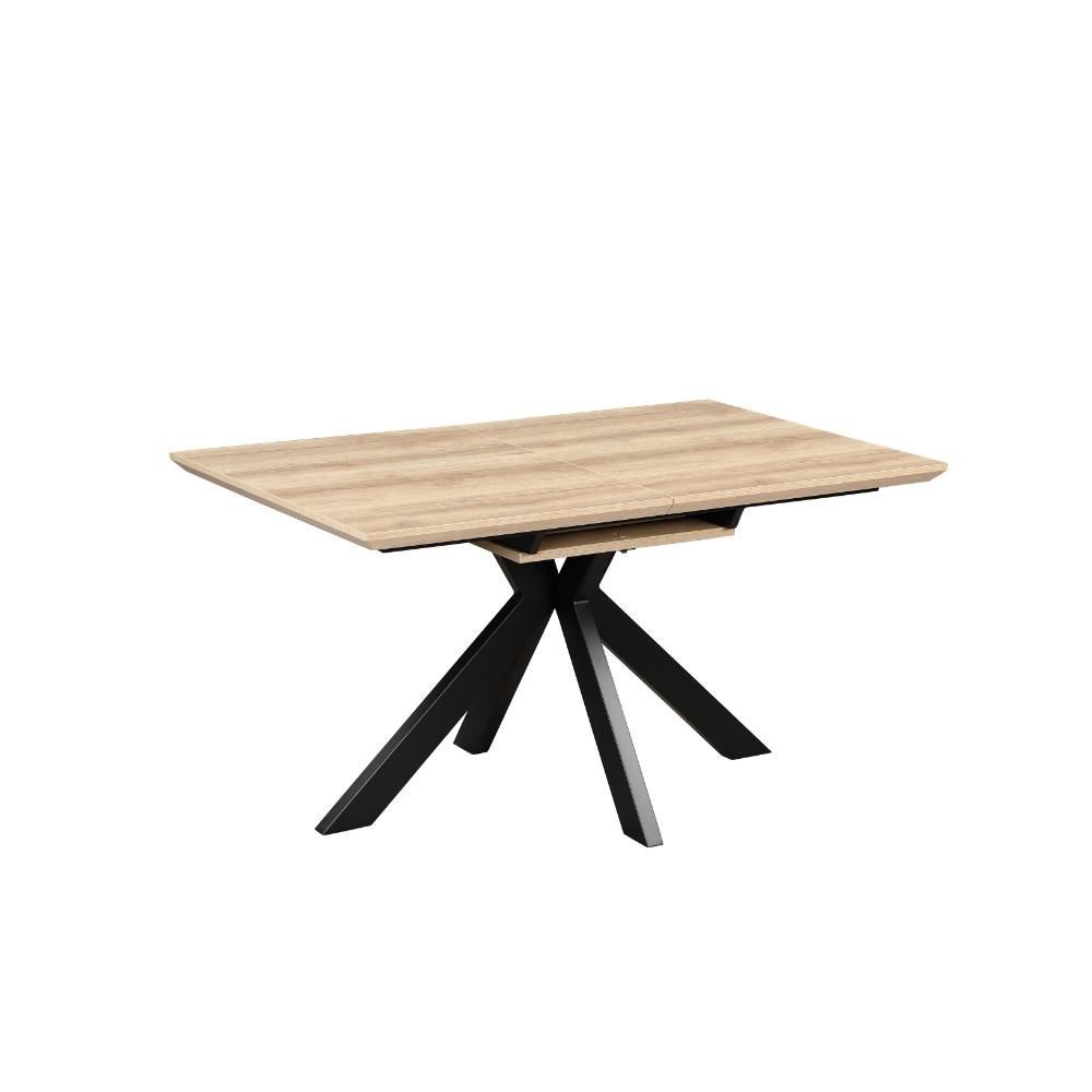 Furniture Link Manhattan Oak Extending Dining Table(140cm-180cm)