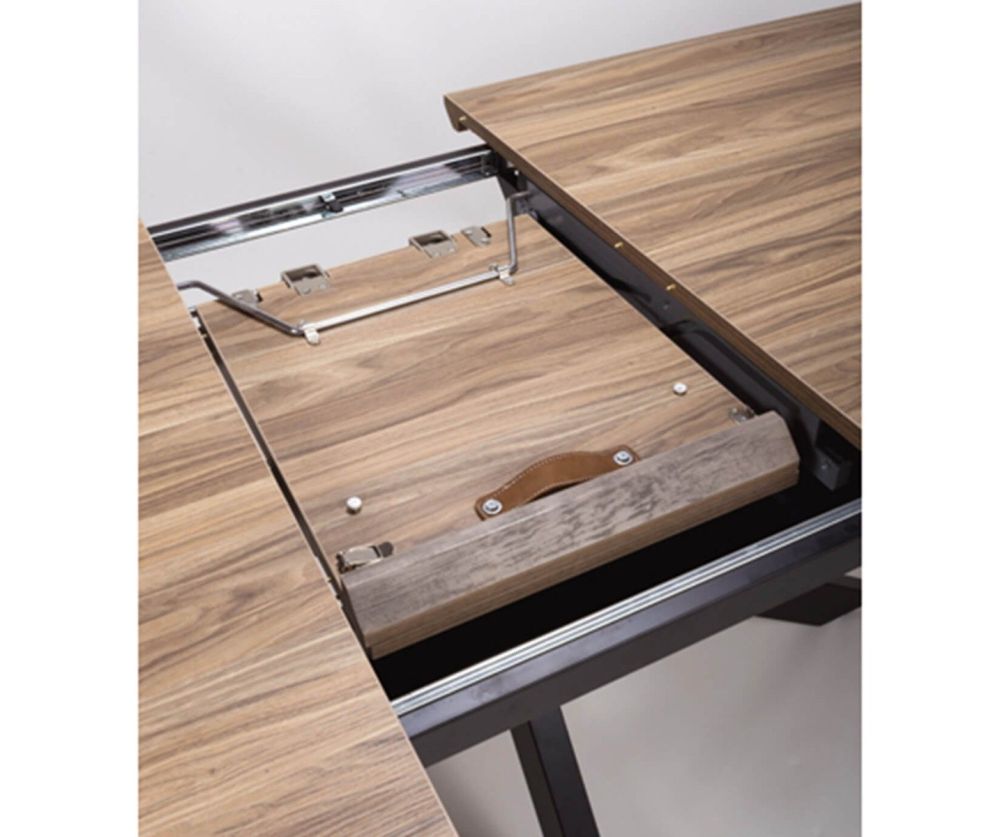 Furniture Link Manhattan Light Walnut Extending Dining Table(180-220cm)