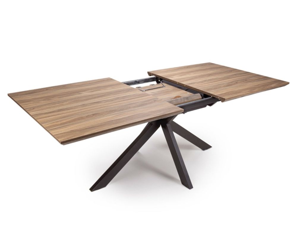 Furniture Link Manhattan Light Walnut Extending Dining Table(180-220cm)