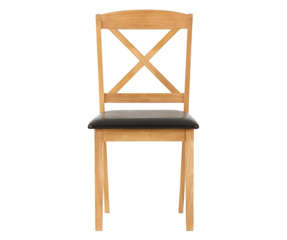Seconique Mason Oak Dining Chair in Pair
