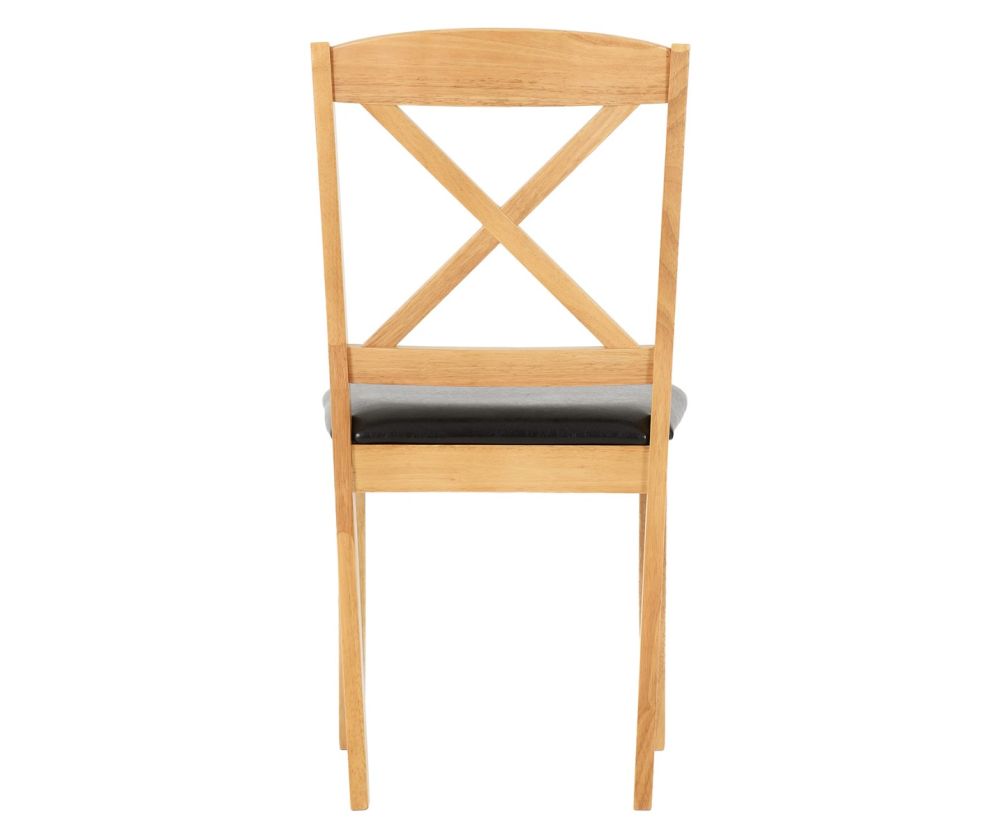 Seconique Mason Oak Dining Chair in Pair