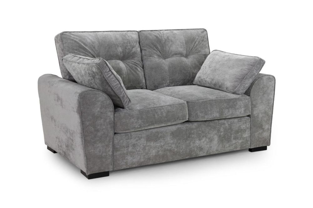Lorcan Grey Fabric 2 Seater Sofa