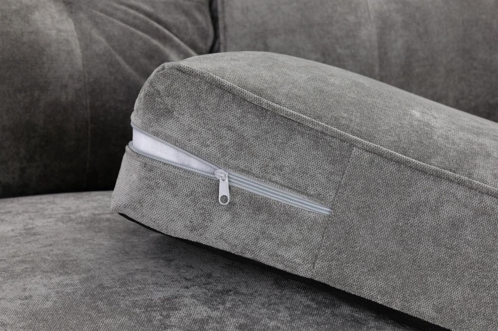 Lorcan Grey Fabric 2 Seater Sofa