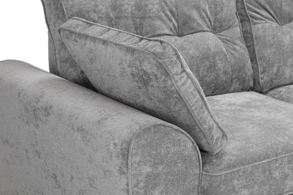 Lorcan Grey Fabric 3+2 Sofa Set