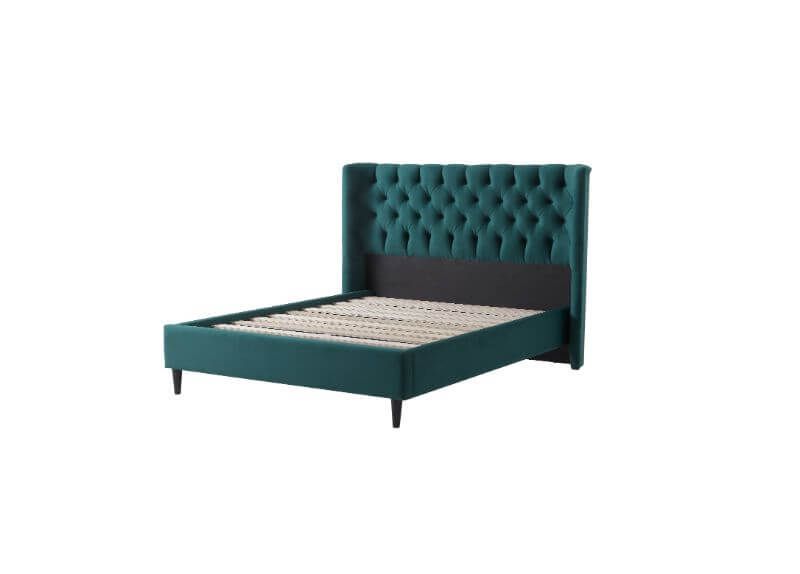 Furniture Link Mayfair Green Fabric Bed Frame