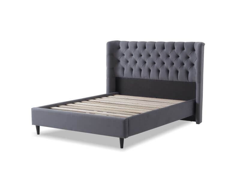 Furniture Link Mayfair Grey Fabric Bed Frame