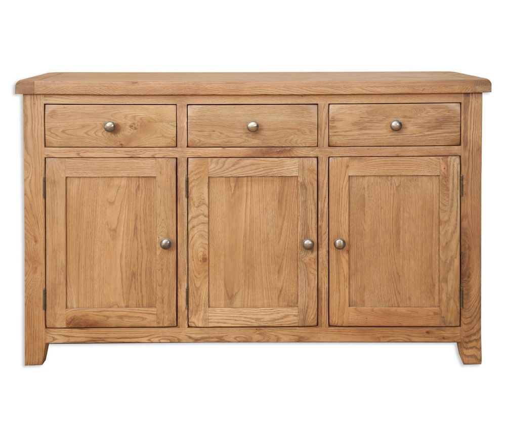 Melbourne Country Oak 3 Door Sideboard