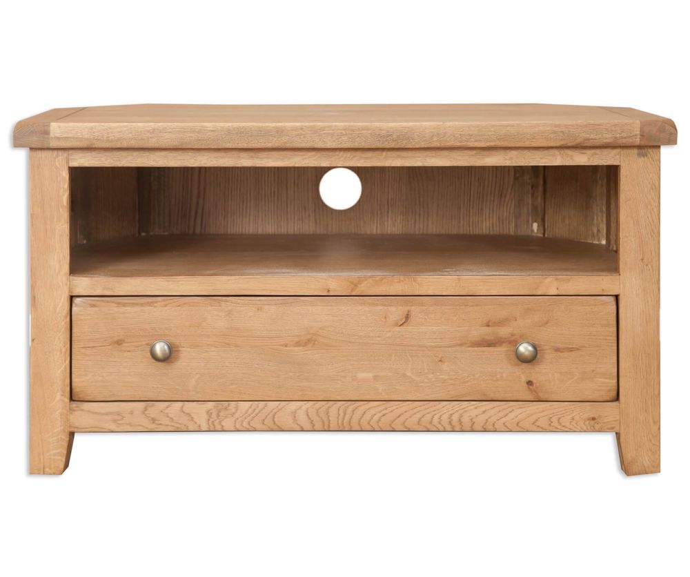 Melbourne Country Oak Corner TV Cabinet