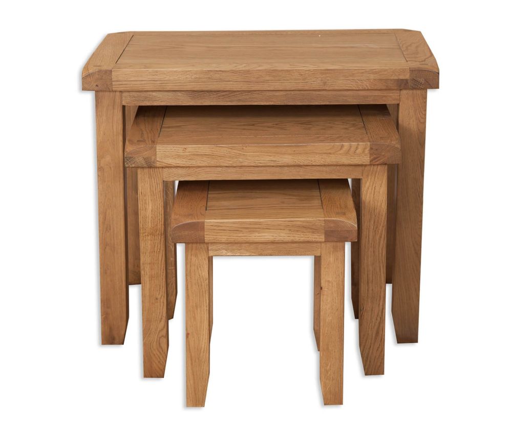 Melbourne Country Oak Nest of Tables
