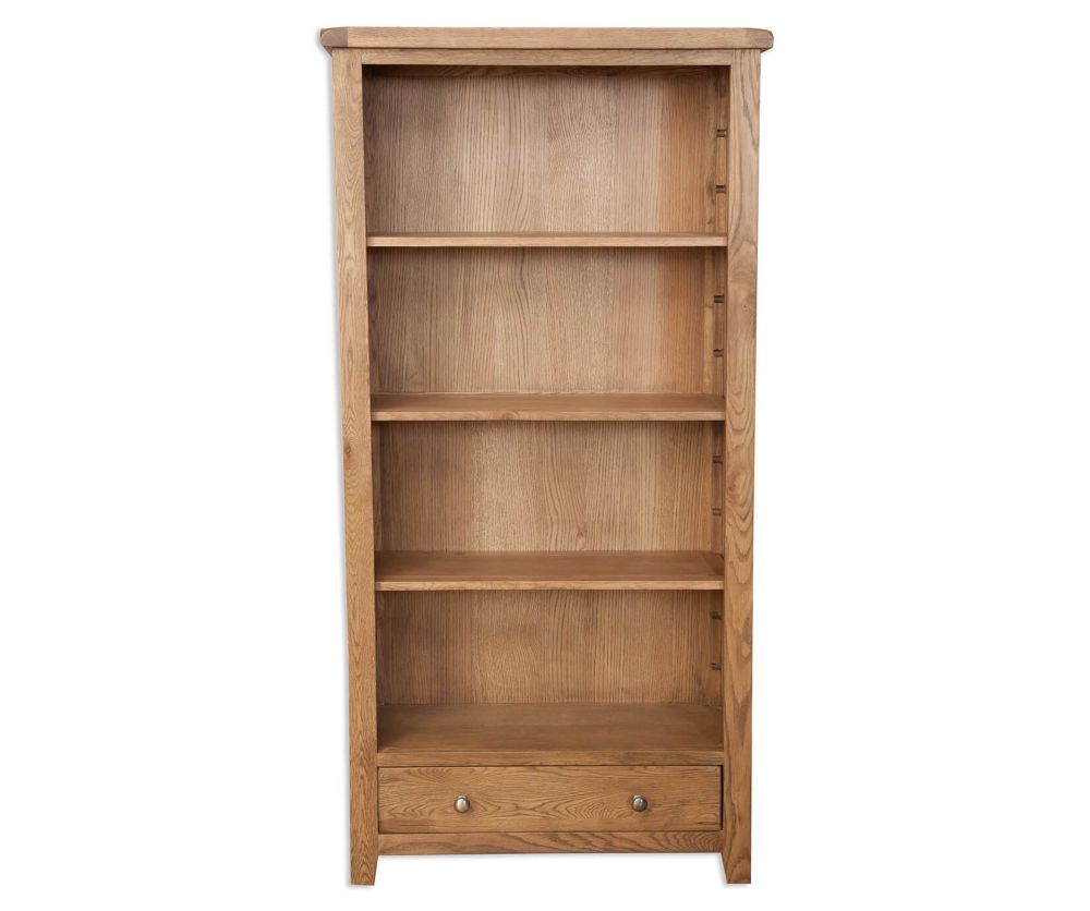 Melbourne Country Oak Large Bookcase