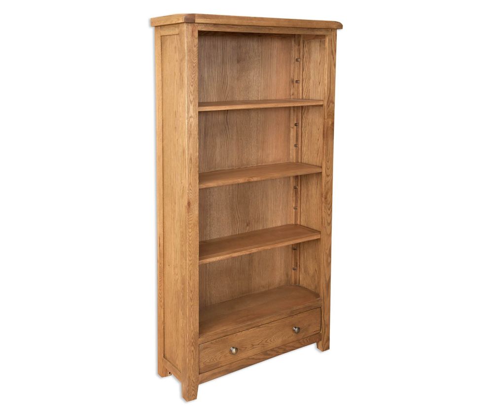 Melbourne Country Oak Large Bookcase