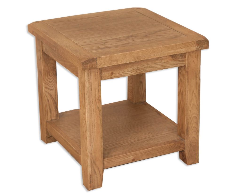 Melbourne Country Oak Lamp Table