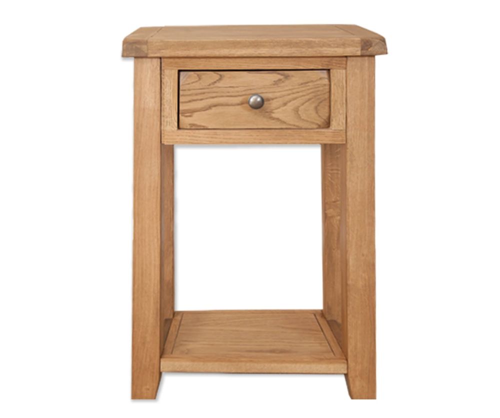 Melbourne Country Oak 1 Drawer Console Table